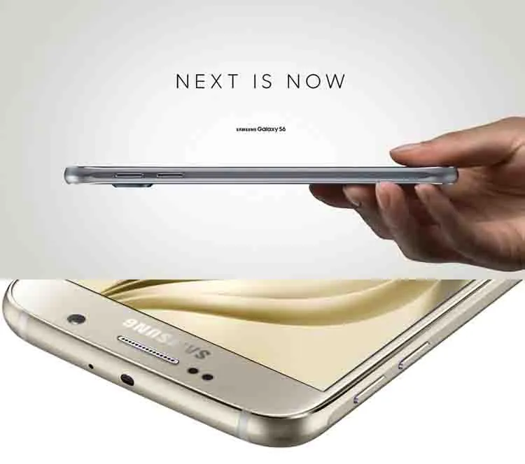 Разблокированный мобильный телефон samsung Galaxy S6 G920F, 3 Гб ОЗУ, 32 Гб ПЗУ, 16,0 Мп, 5,1 дюйма, 4G, европейская версия