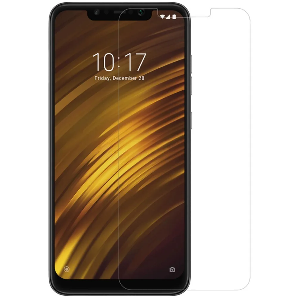 Clear Для Xiaomi Pocophone F1 протектор экрана из закаленного стекла Nillkin Amazing H Противоударная пленка для Xiaomi POCO F1 6,18 дюймов - Цвет: Clear