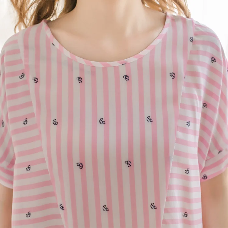 Повседневное женское нижнее белье пижамный комплект с короткими рукавами