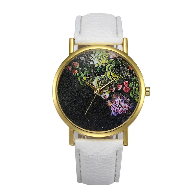 Модные мужские наручные часы с кожаным ремешком деловые водонепроницаемые