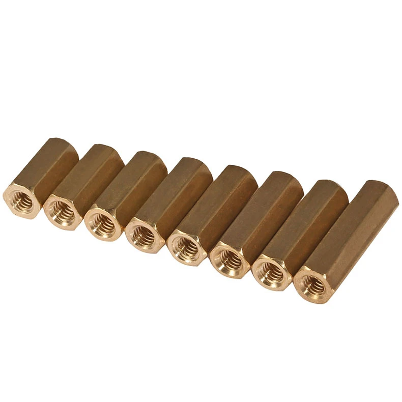 

50Pcs/lot M2/M2.5/M3*L Female female Hex head Brass Spacing Screws Threaded Pillar PCB Computer PC Motherboard Standoff Spacer