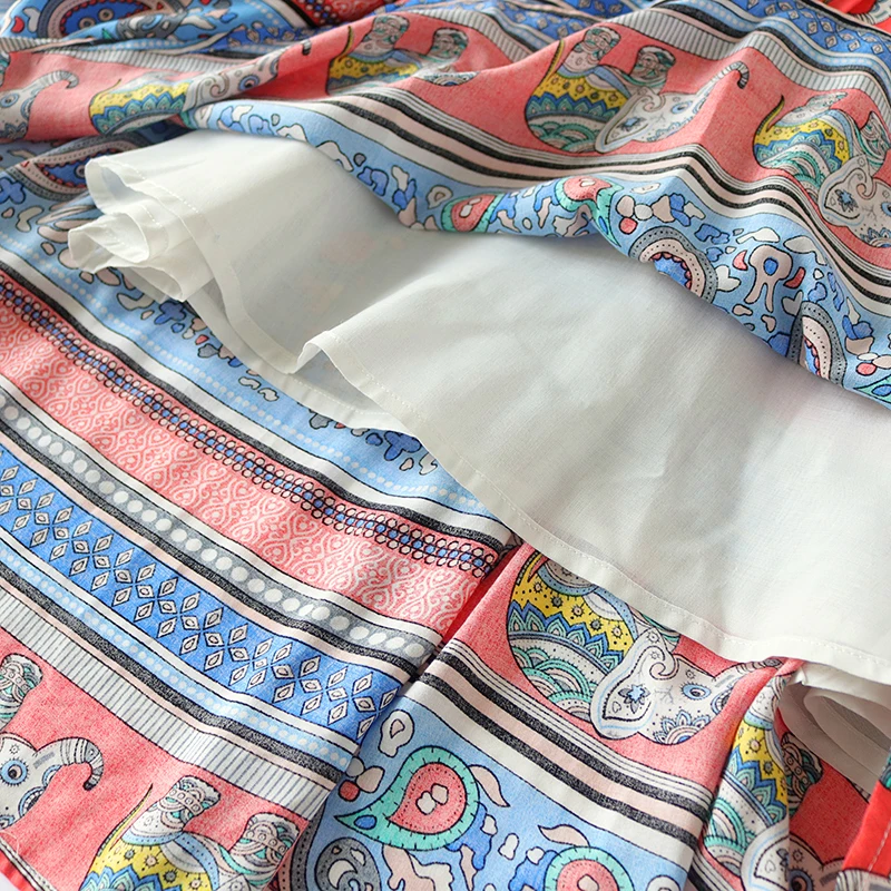 Kimocat Big Girl Fashion Printed Strap Dress Toddler Kids Dresses For Girls Princess Vestido Infantil Summer | Детская одежда и