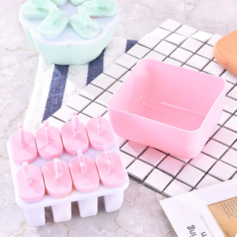 DIY Пластиковые эскимо формы лоток крем форма кубик льда лоток леденец мороженое формы для выпечки формы для мороженого инструменты для приготовления пищи