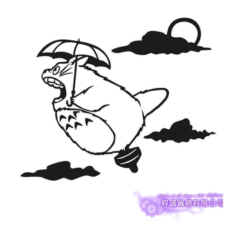 Pegatina Totoro стикер аниме мультфильм автомобиль Наклейка Виниловые наклейки на