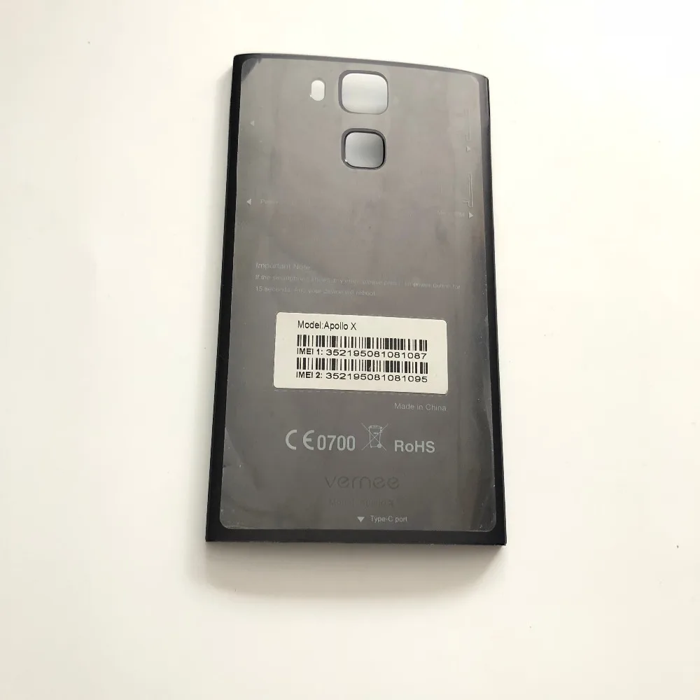 Чехол с аккумулятором для Vernee Apollo X задняя крышка + стеклянная линза камеры