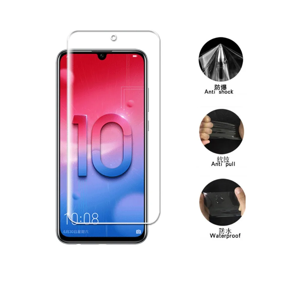 3D нано Мягкий ТПУ гидрогель Защитная пленка для экрана Huawei Honor 10 lite P20 Pro Lite Nova 3