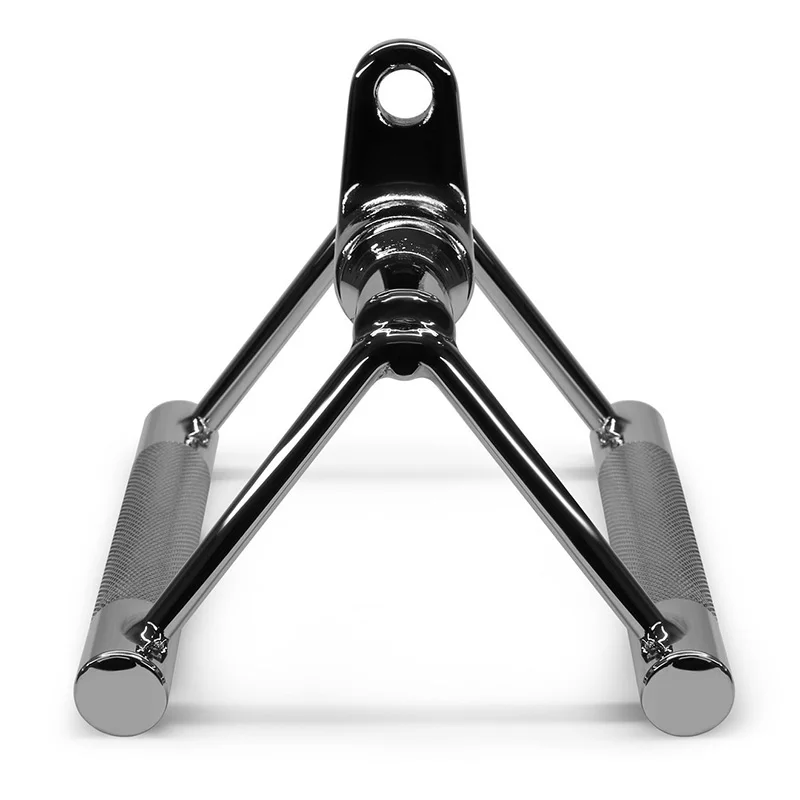 Профессиональный V бар с двойной ручкой D для кабельных насадок вращение вес