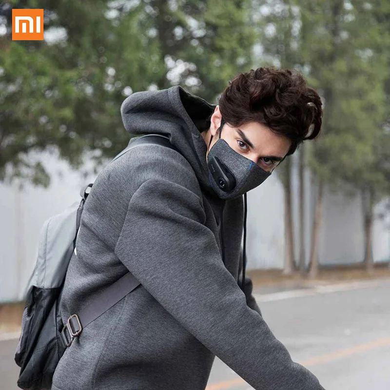 Xiaomi чисто анти загрязнения воздуха спортивная маска с PM2.5 550 mAh перезаряжаемый