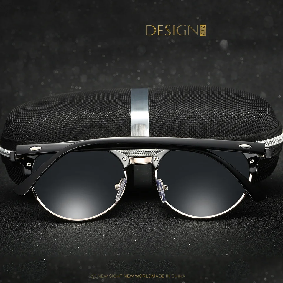 Брендовые Модные солнцезащитные очки унисекс с поляризационным покрытием