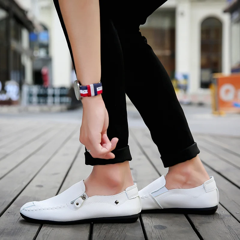 Весенняя мужская повседневная обувь; zapatos de hombre; Новинка; Высококачественная классическая мужская обувь на плоской подошве для вождения; Мужская обувь; кроссовки; лоферы
