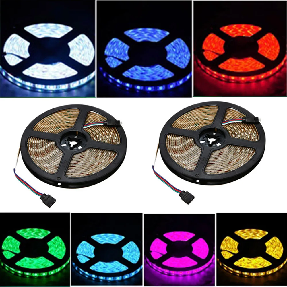 YSY водонепроницаемая светодиодная лента RGB 5 М 5050 300SMD Светодиодная гибкая 44