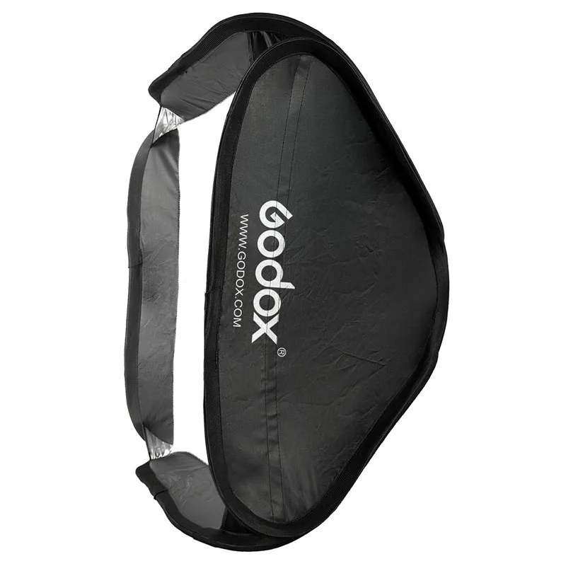 Godox S образный кронштейн для вспышки Bowens держатель с 60x60 см складной софтбокс