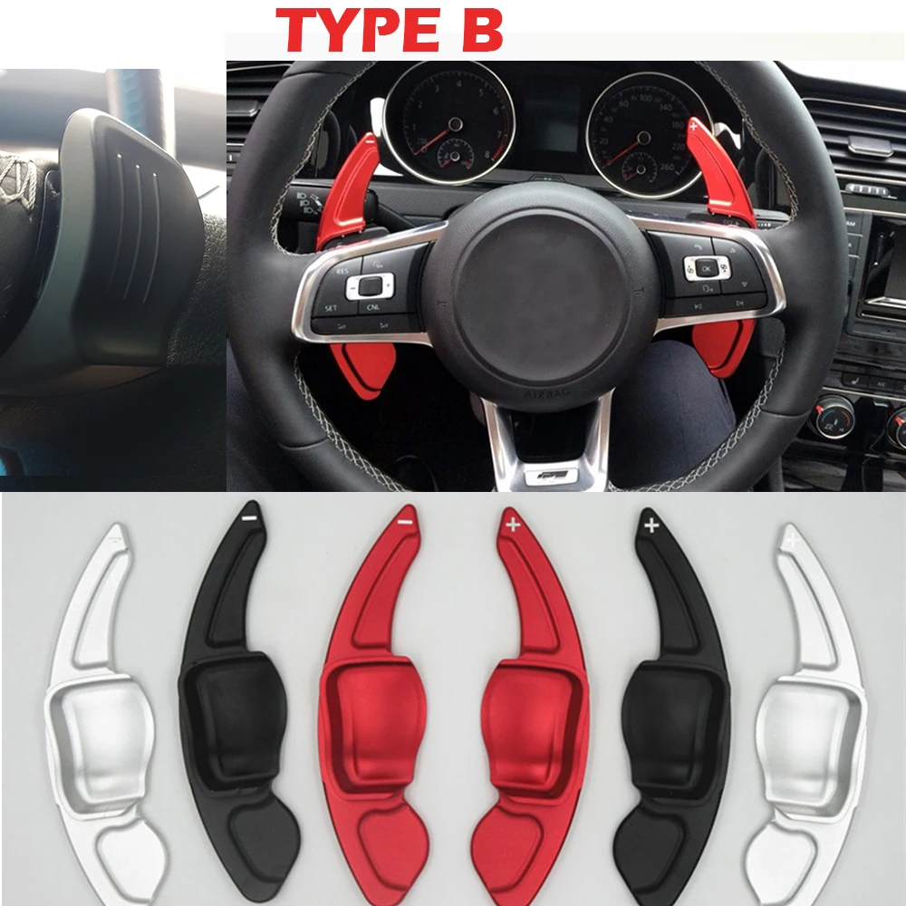 Руль из алюминиевого сплава DSG paddle shifters для volkswagen GOLF 6 CC R20 Tiguan Paddle коробка передач