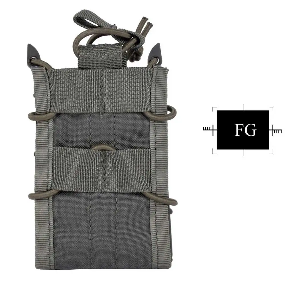 EMRSONGEAR 12 шт. один винтовочный подсумок для M4 M14 AK G3 Военная армейская охотничья утилита Мультикам Molle подсумок EM6345 - Цвет: fg
