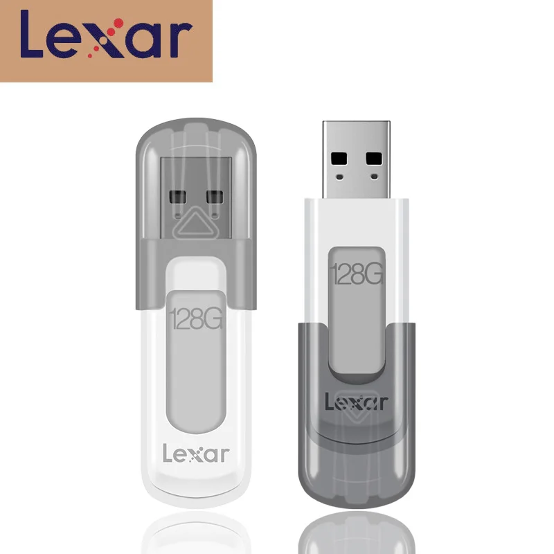 100% оригинал Lexar JumpDrive V100 флеш накопитель usb 3 0 128 ГБ Флешка memoria cle chiavetta карта памяти