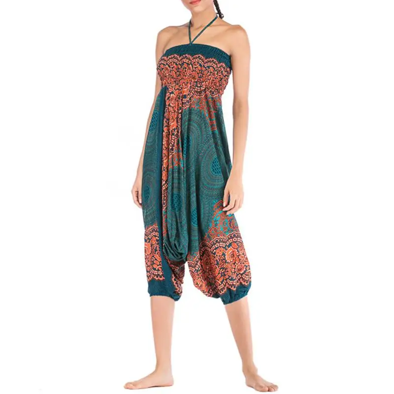 Летние Осенние брюки для женщин, широкие брюки, Boho Aladdin, шаровары, pantalones mujer, свободные богемные штаны с высокой талией
