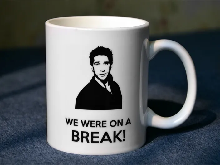 Новые друзья сериал ТВ-шоу белая керамическая чашка для кофе и чая кружка We was on a