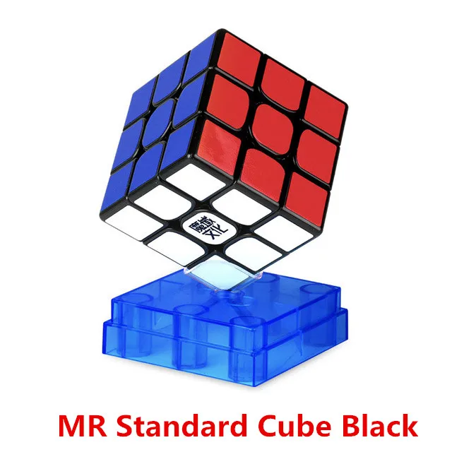 MR Black sticker MoYu Weilong WR Магнитный 3x3x3 WRM магниты черный Магический кубик без наклеек профессиональная скоростная головоломка твист Обучающие игрушки подарок - Цвет: MR Black sticker