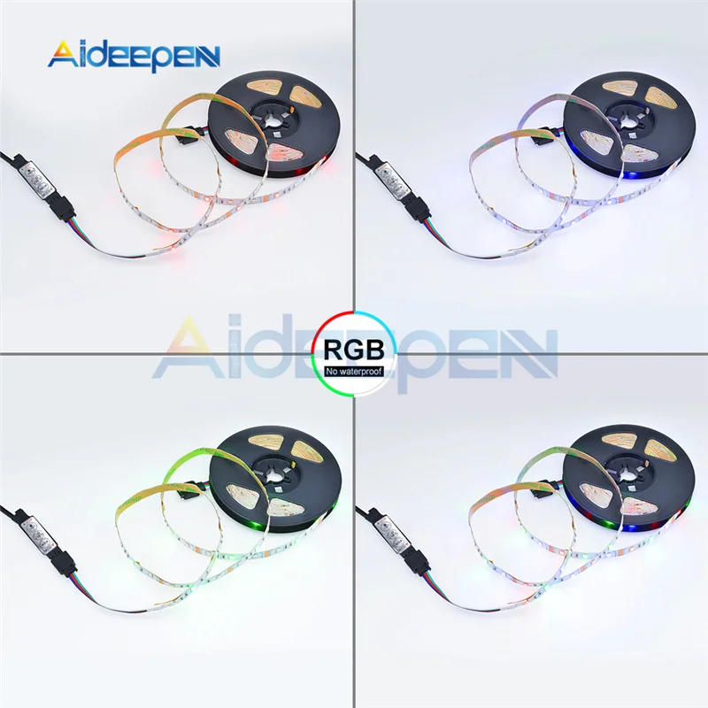 Неоновая Светодиодная лента SMD2835 RGB постоянный ток 5 В 12 метров 300|Подвесные