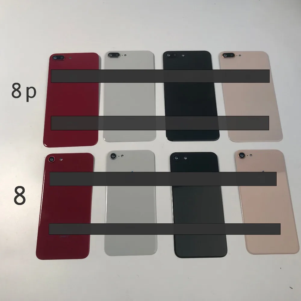 AAA + задняя крышка Стекло задний корпус для iphone 8 Plus дверь монтаж корпуса запасные