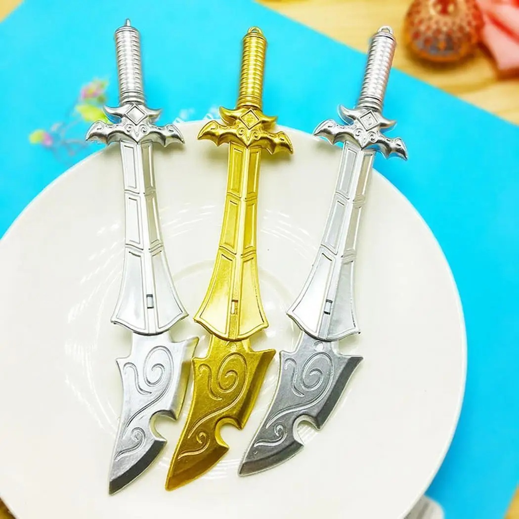 Мода Мультфильм Broadsword Форма гелевая ручка 8 г дома школы офиса и т. д. дом Школа
