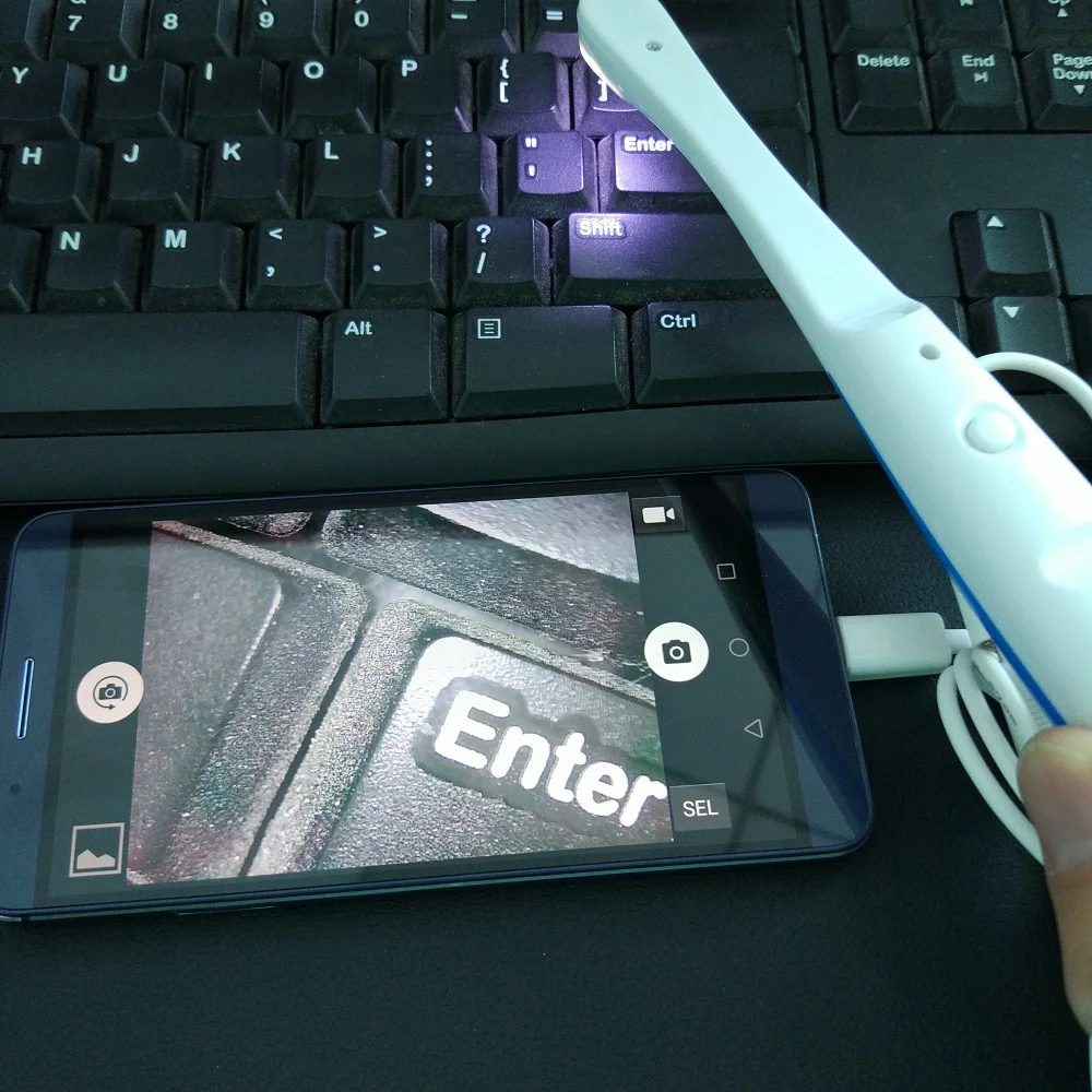 Тип-C Интерфейс устные эндоскопа USB Интраоральной Камера для телефона Android/PC