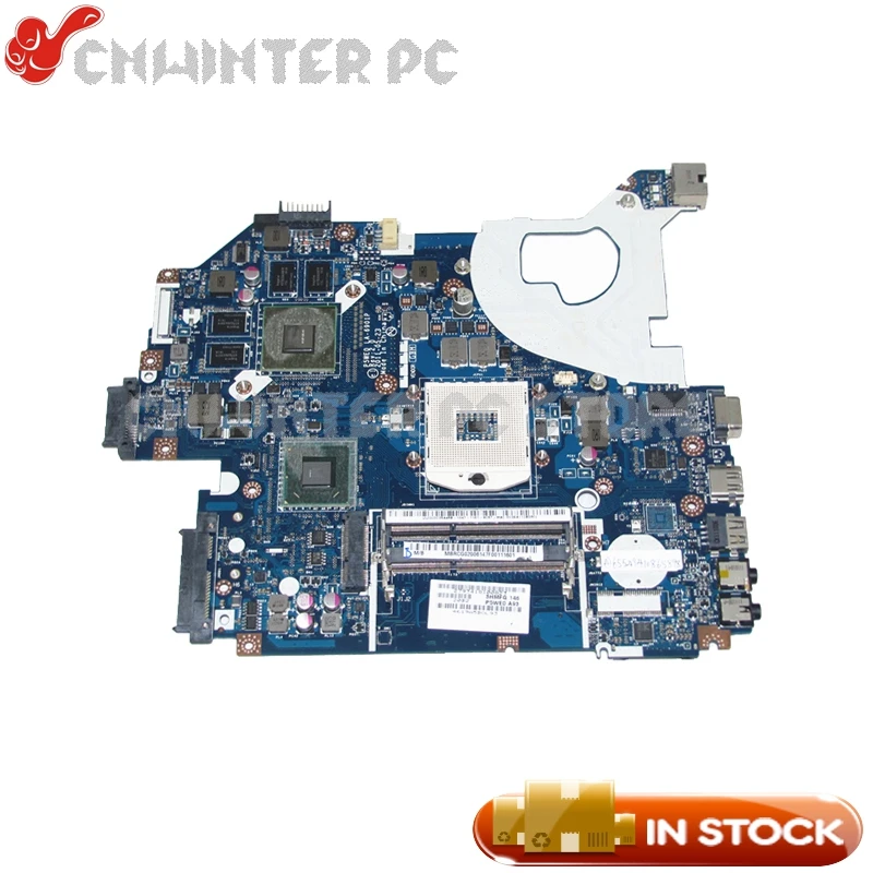 Материнская плата NOKOTION для ноутбуков Acer aspire 5750 5750G MBRCG02006 P5WE0 HM65 DDR3 GT540M