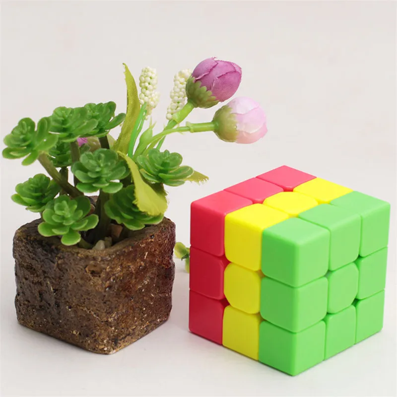 Стиль 3x3x3 волшебный куб Треугольник Cubo Magico наклейки Пазлы скоростной куб игрушки для детей подарок для начинающих