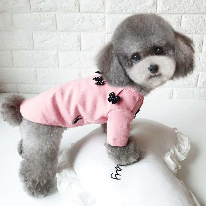 Одежда для маленьких собак хлопковый свитер французского бульдога Йорка одежда