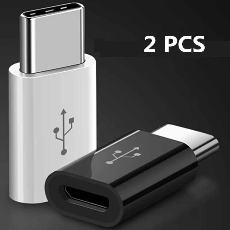 2 шт. Type C к Micro USB адаптер для Letv Leeco Le 1/Le 2/Pro 3/Max S3 конвертер быстрое зарядное