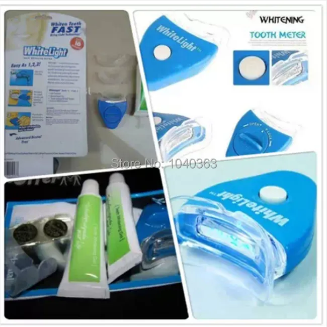 Подлинная комплект зубы отбелевающий / из светодиодов передатчик зубной камень