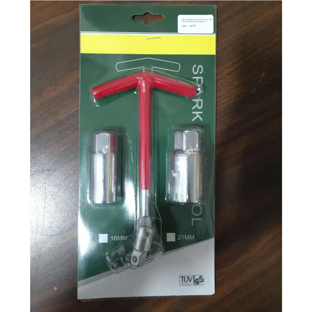 Универсальный Т образная ручка инструмент для снятия свечи зажигания 16 мм 21