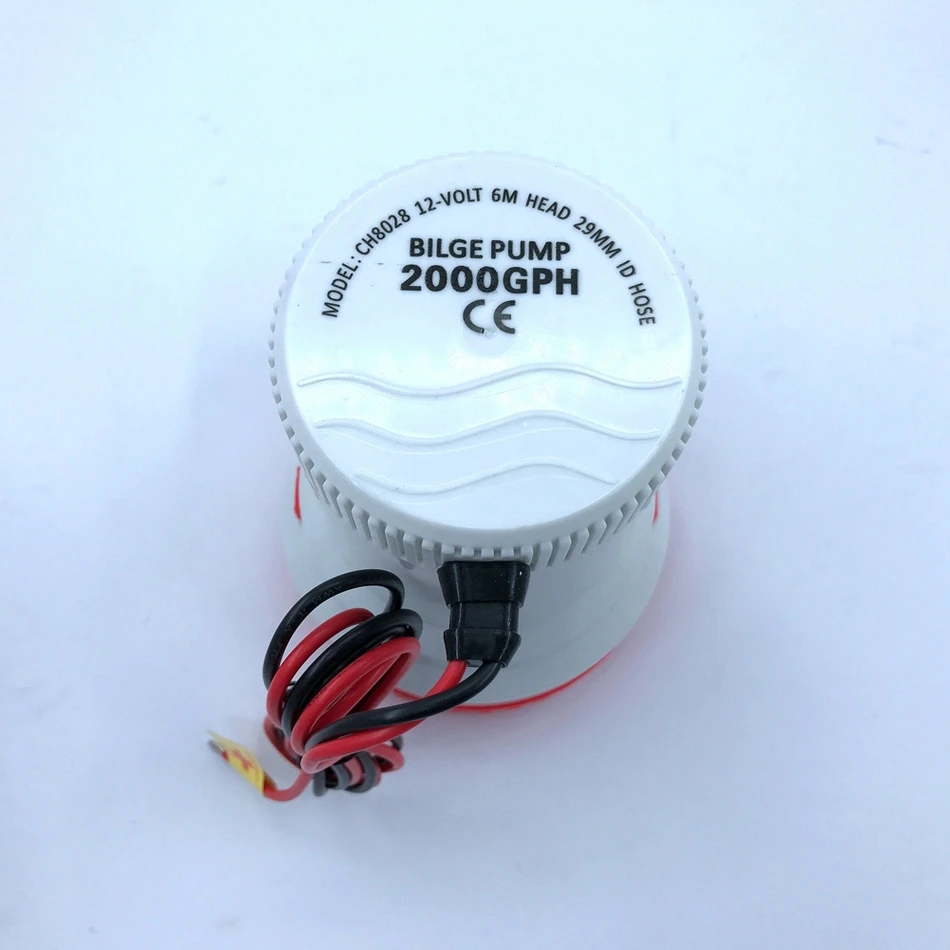 Bilge Submersible Water Pump 12V 24V 2000GPH Micro Marine Boat Seaplane Motor Homes Houseboat Aquario Filter Accessories | Обустройство