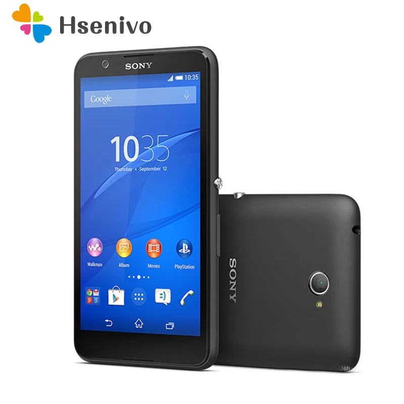 sony xperia e4 e2105 refurbished original 1gb ram 8gb rom 4 0 dual core cellphone 5mp gsm android 3g mobile phone free shipping free global shipping