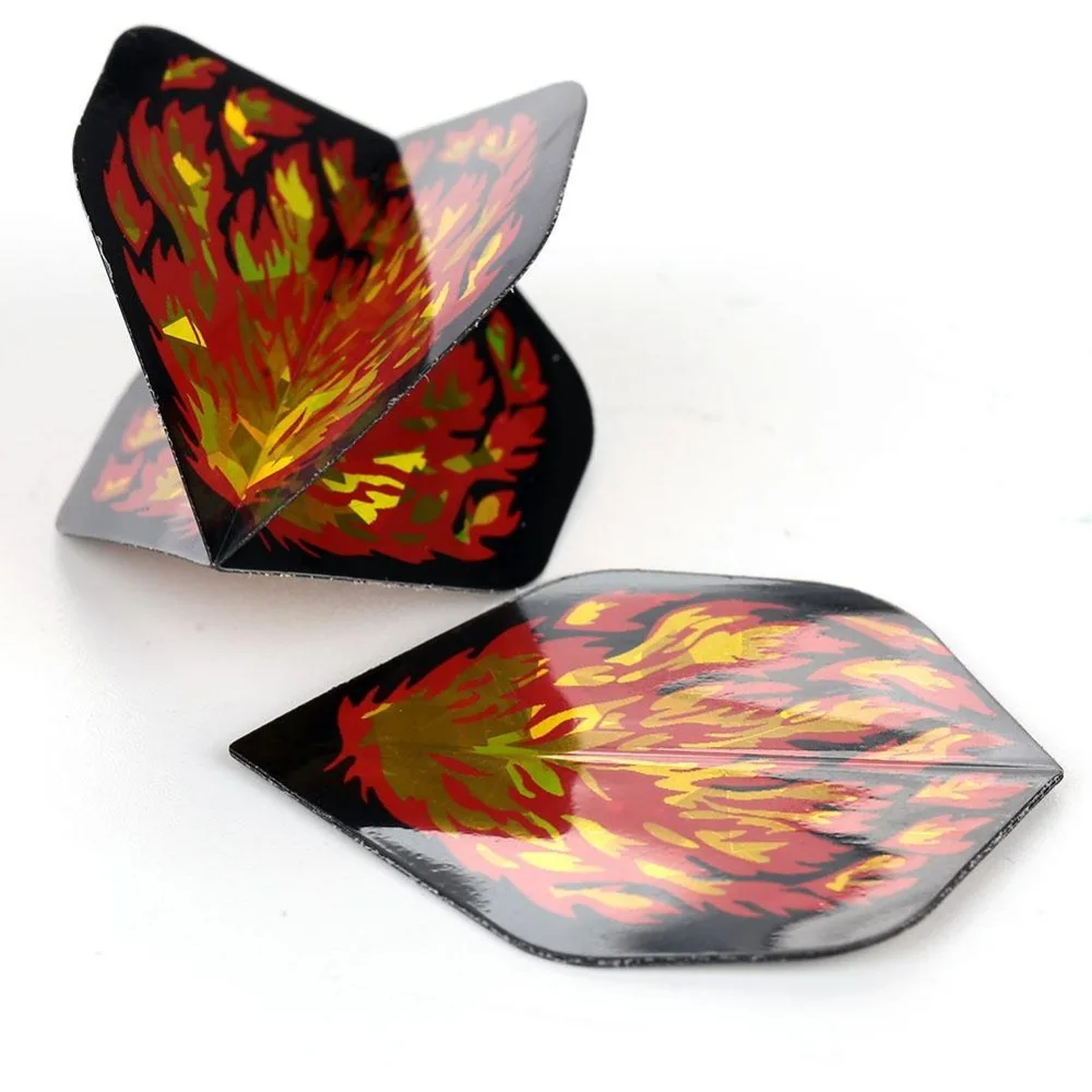 12pcs/Set Darts Tail PET Cool Standard Dart Flights Nice Flight Outdoor Wing Mixed Pattern dart empennage | Спорт и развлечения