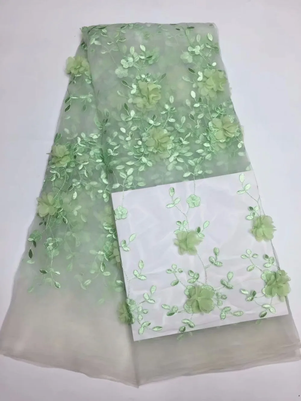 Новейшие швейцарские золотой кружевной ткани вышивка 3d цветок африканский шнур