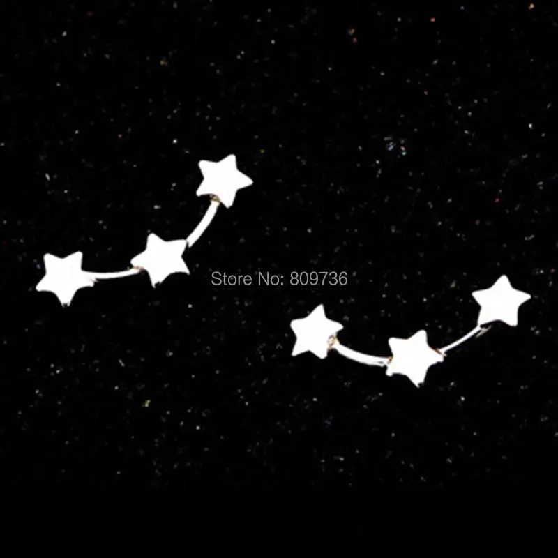 Популярные Модные женские антиаллергенные посеребренные серьги гвоздики с