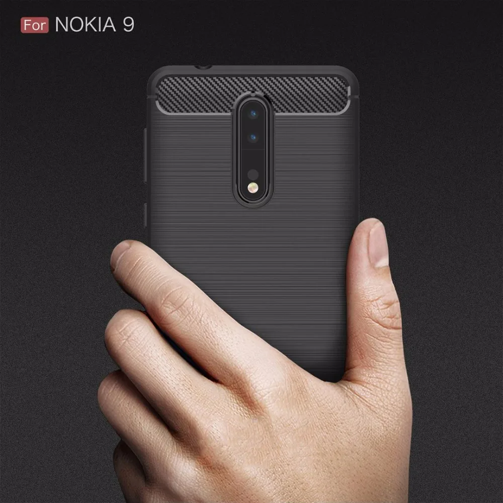Полностью противоударный чехол для Nokia 9 8 5 3 дюйма защитный из углеродного