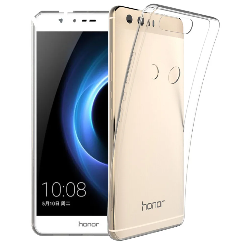Мягкий ясности TPU чехол для Huawei P8 P9 Lite p9 силиконовый телефон Обложка кожа сумка Honor