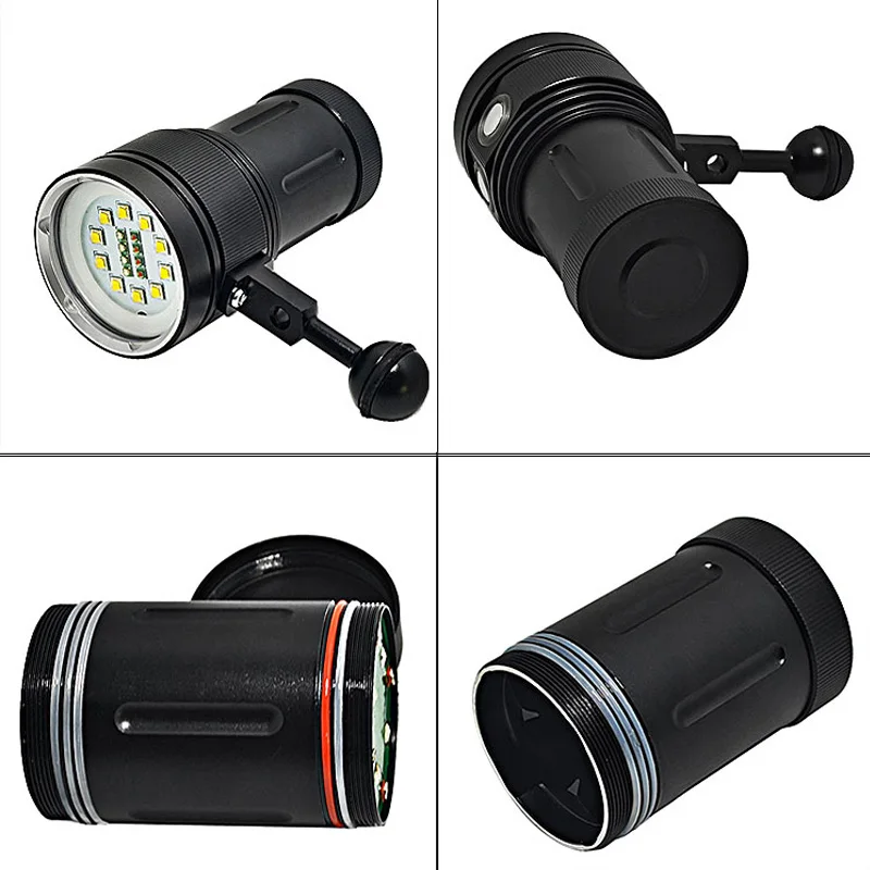 買取 強力な30000LMダイビング懐中電灯10 * Xml L2 + 4 * R + 4 * Uvライトledトーチ水中写真撮影ビデオダイビング懐中電灯linternaランプ