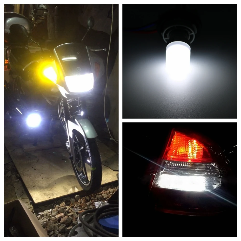 30X T20 светодиодный 7440 W21W 7443 W21/5 Вт лампочки 1157 BAY15D 1156 P21W BA15S BAU15S PY21W лампа для задние