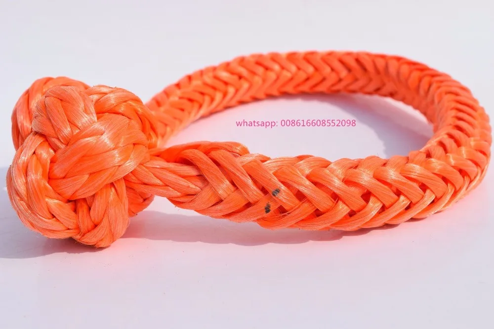 

Orange 20mm*80mm Soft Shackles,ATV Winch Shackle,UHMWPE Shackle,Rope Shackle