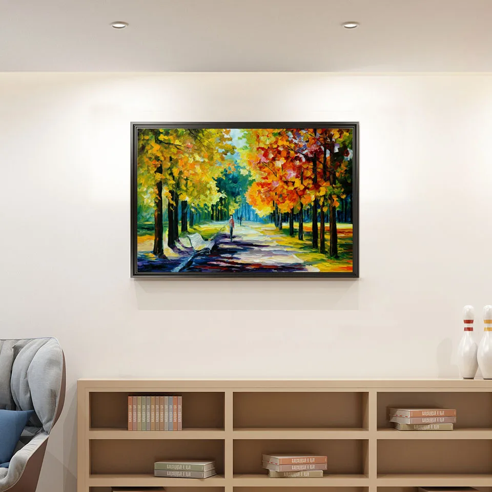 Boulevard Abstract Print Canvas Poster Oil Painting Wall Art Pictures For Living Room Home Decor L090 | Дом и сад