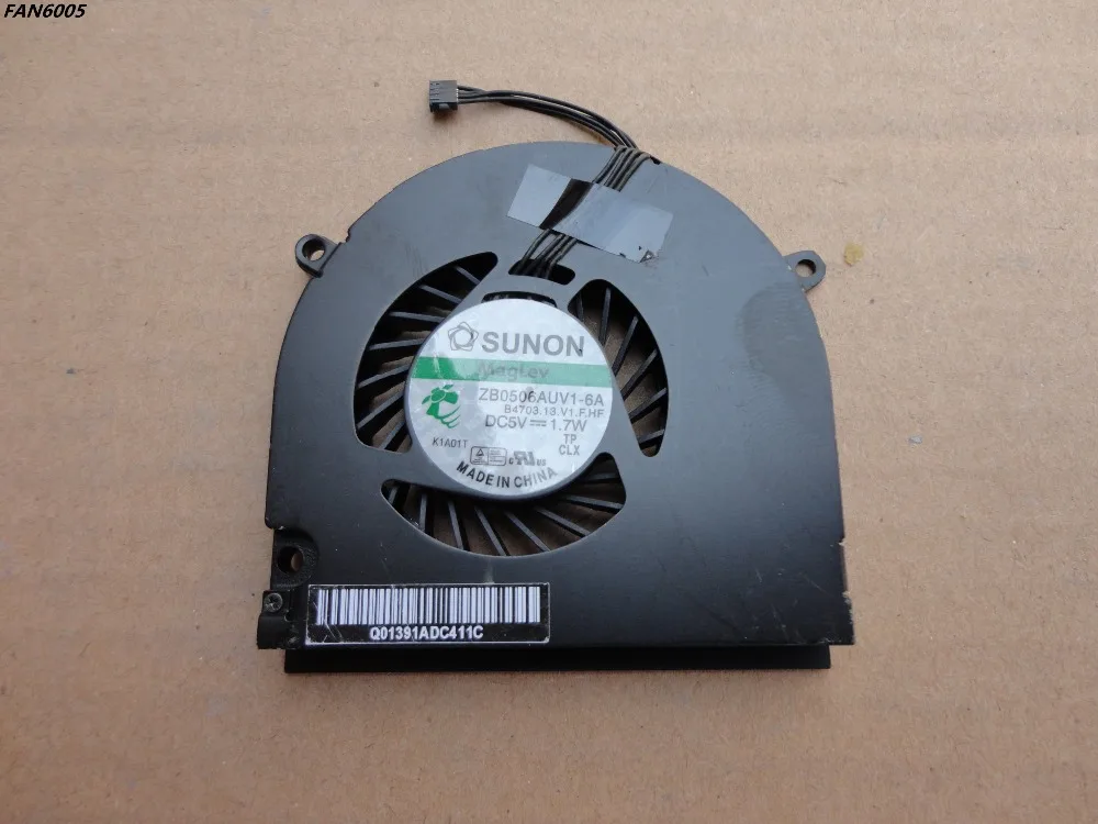 Новый охлаждающий вентилятор для ноутбука Apple Macbook MB466 MB467 MB990 MB991 A1342 A1278 MC374 MC700 MD313
