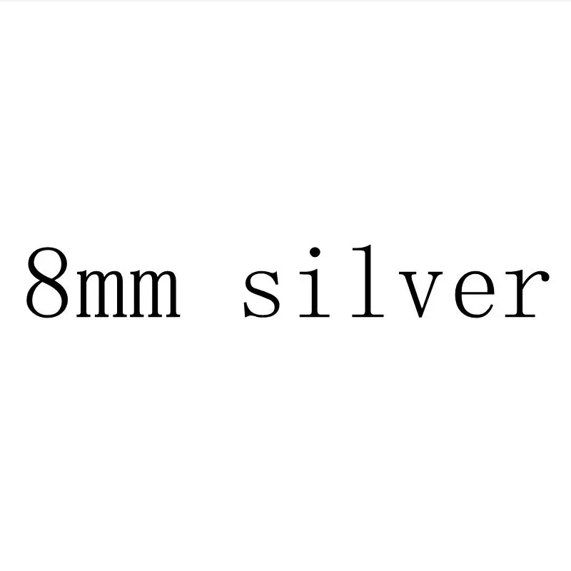 8mm silver 4 мм 5 мм 6 мм 7 мм 8 мм розовое золото серебро из нержавеющей стали, открытые соединительные кольца Разъемы Ювелирных изделий DIY аксессуары 500 шт - Цвет: 8mm silver