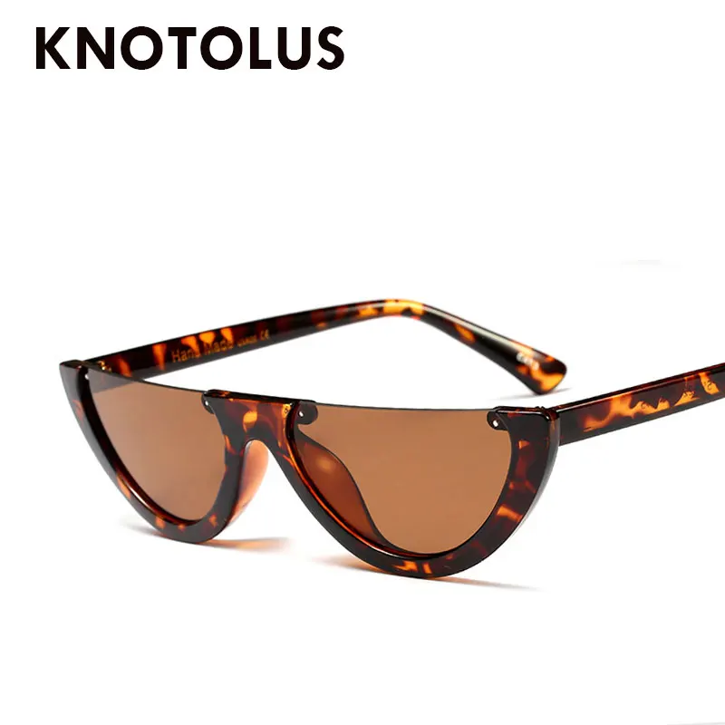 Knotolus полукадра Cateye Солнцезащитные очки для Для женщин Полу оправы