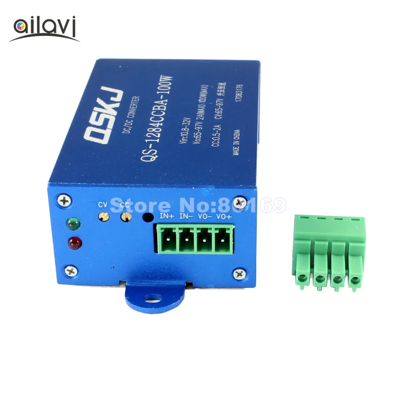 100 Вт блок питания Boost Module 12V24V до 72V84V зарядка аккумулятора электромобиля или