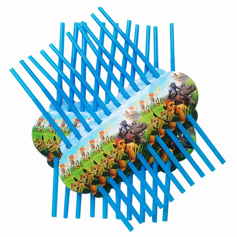 10 шт/20 шт Единорог Принцесса Корона волшебная фея одноразовые соломинки для