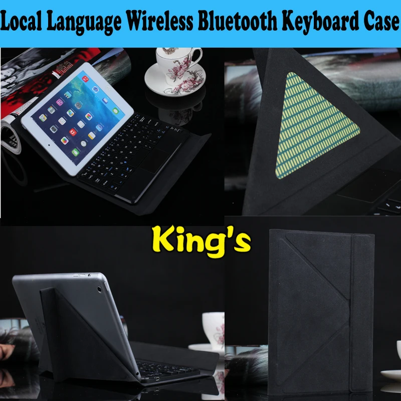 Универсальный беспроводной Bluetooth чехол с клавиатурой на локальный язык для Lenovo