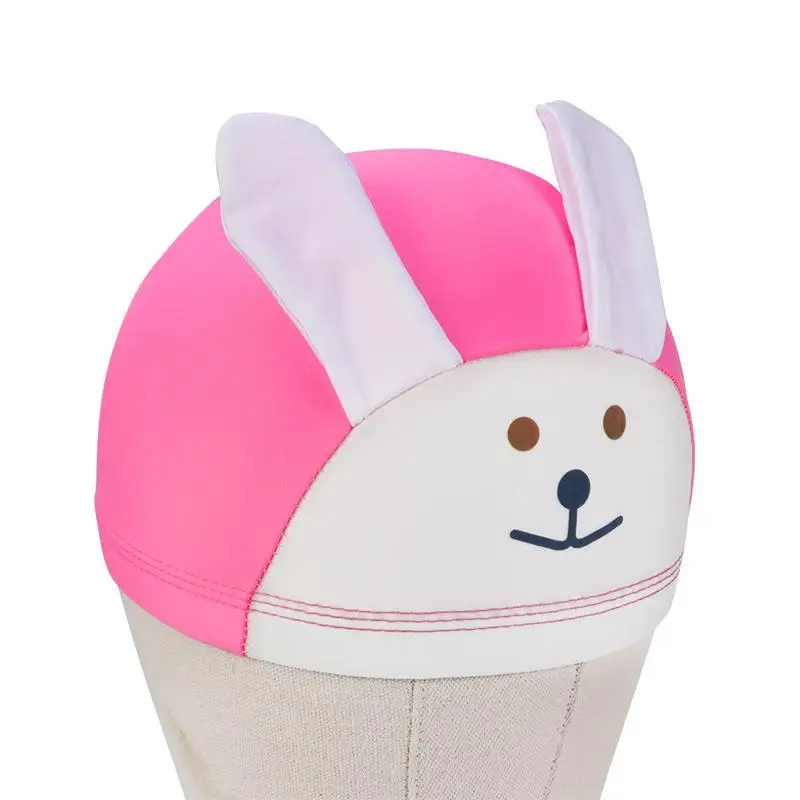 Креативная симпатичная мультяшная Удобная шапочка для плавания в виде кролика